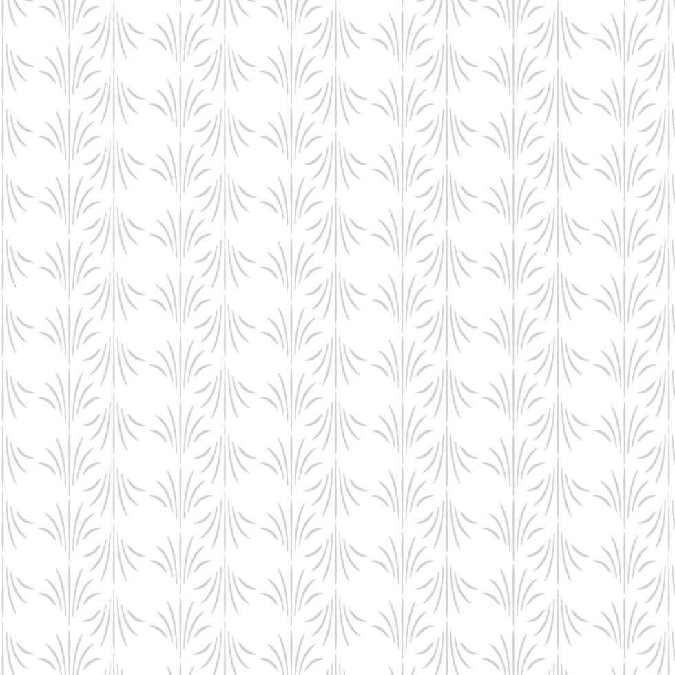 Beautiful Art Deco Light Gray White Pattern vector