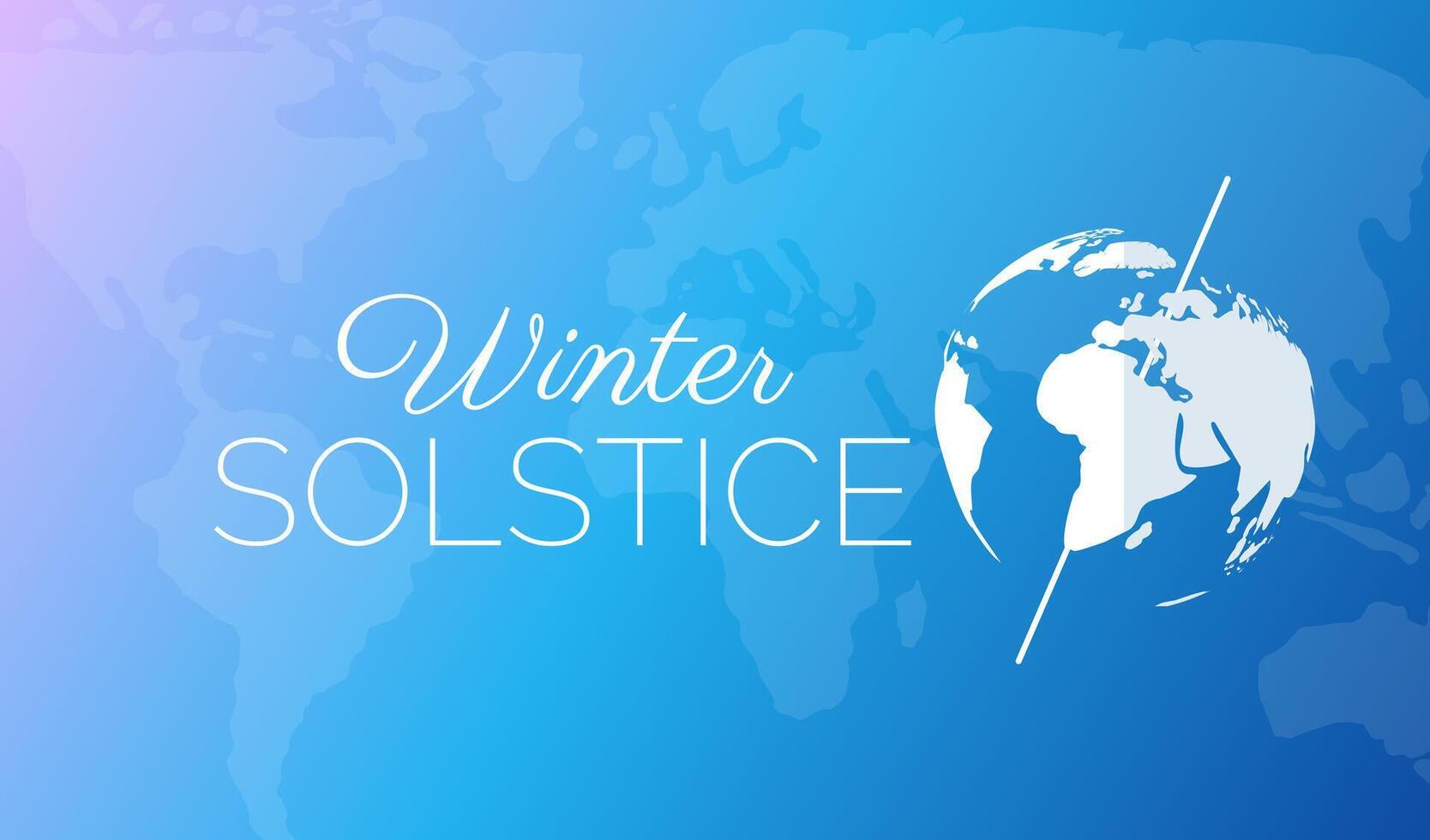 Colorful Winter Solstice Background Illustration vector