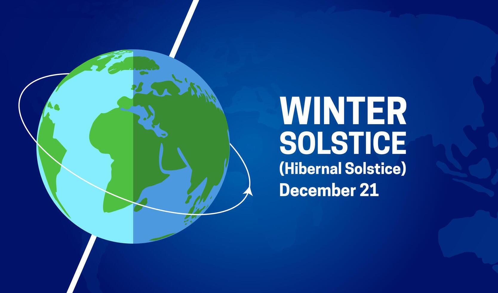 Winter Hibernal Solstice Background Illustration vector