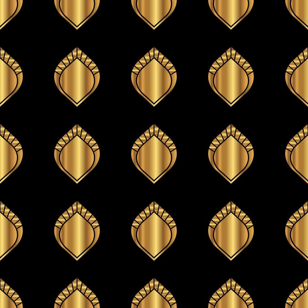 Art Deco Style Seamless Pattern vector