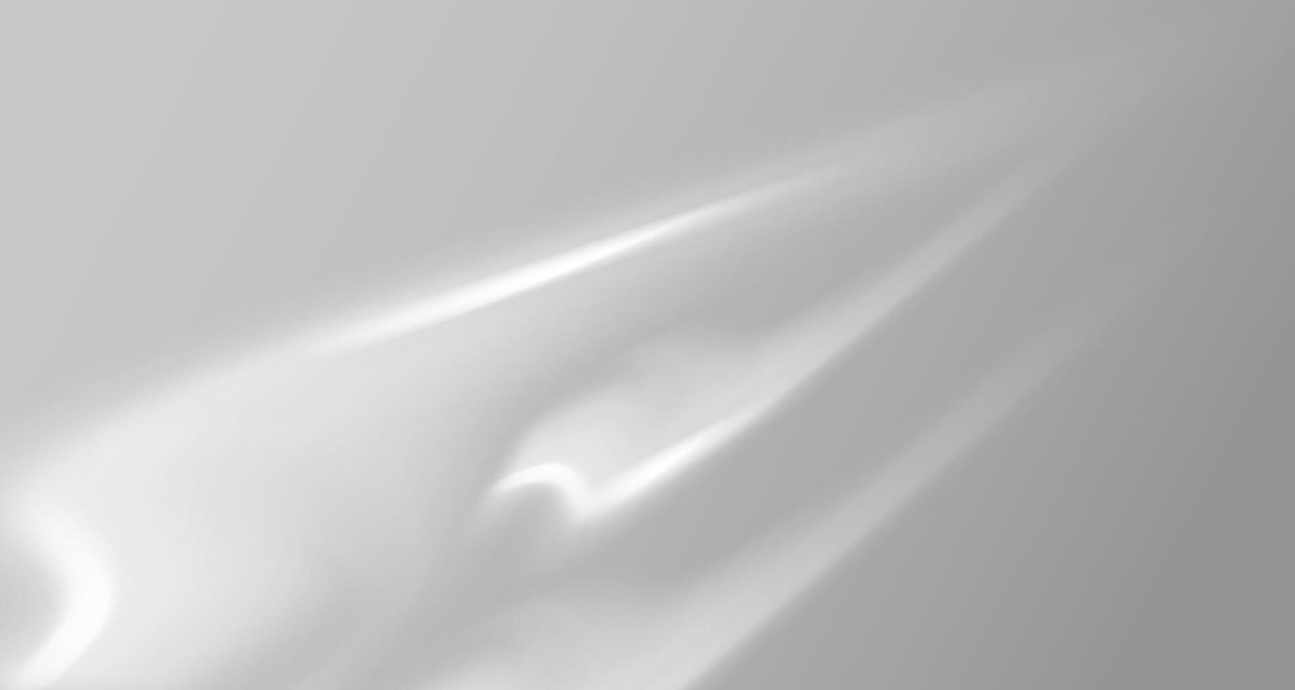 Glare from the sun's rays on the wall. Blurred shadows from leaves and plants in the room. Soft overlay of natural light. Abstract background for product presentation. vector