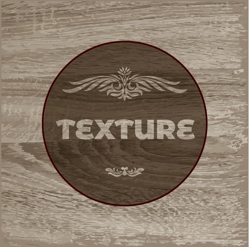 Wall texture brown retro design vector