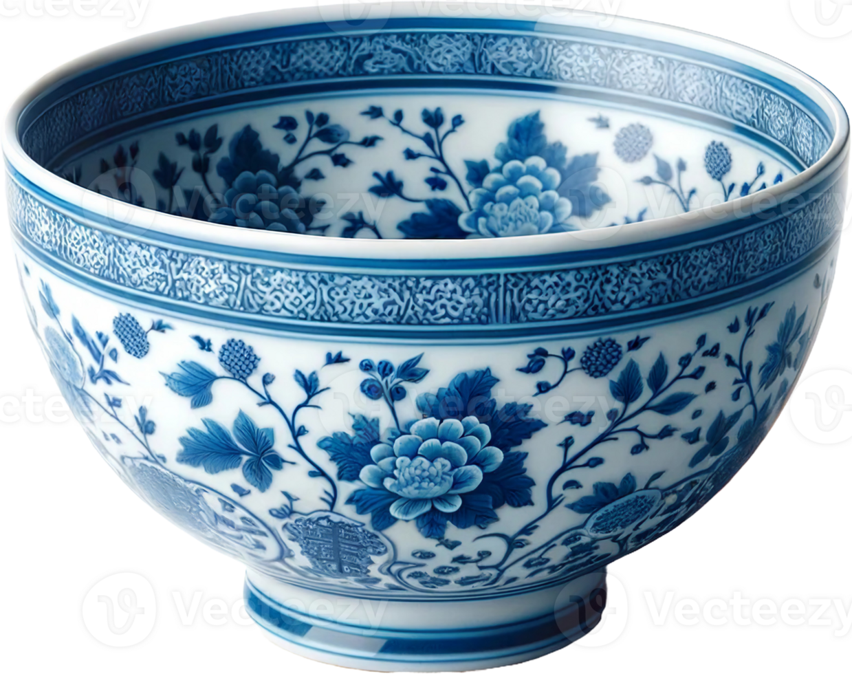 ai gegenereerd blauw en wit Chinese blauw thema kom met traditioneel motieven png