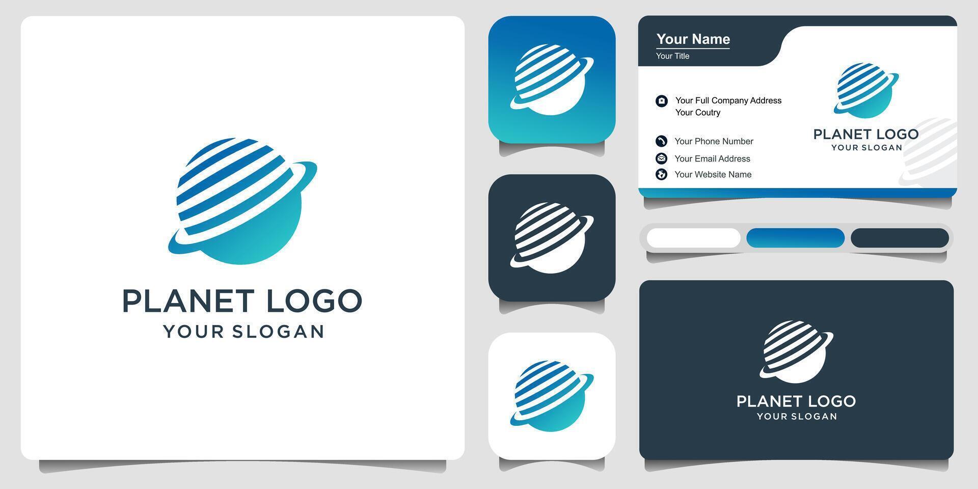 World Technology vector logo illustration  Design Template
