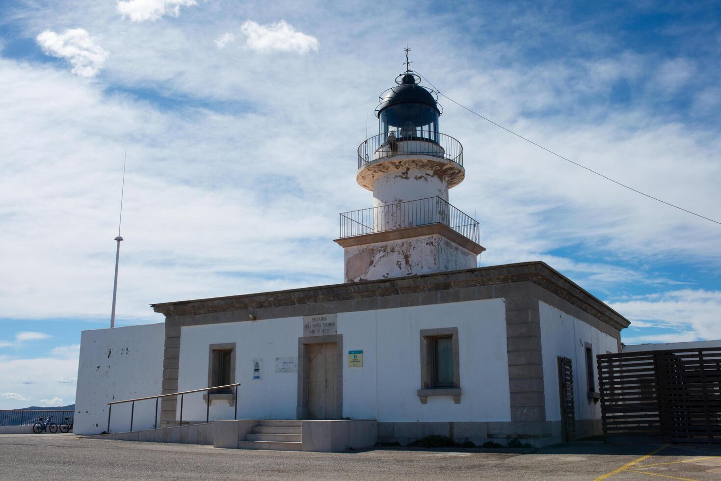 faro a gorra Delaware creus, Cataluña foto