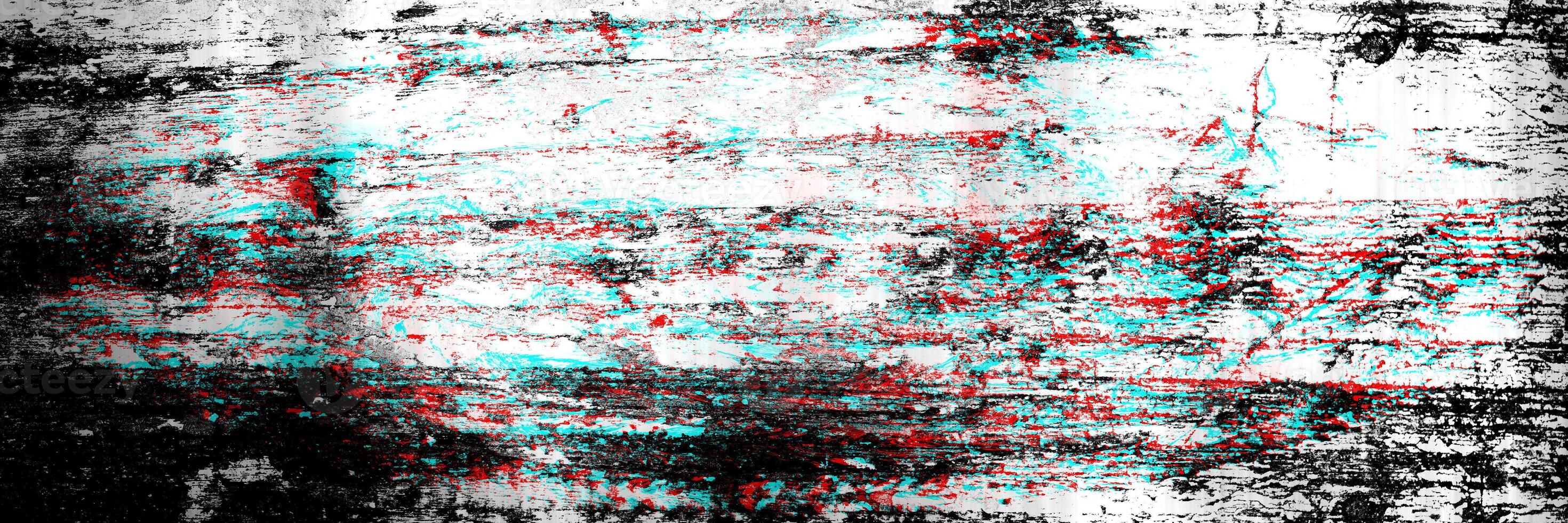 Abstract photocopy texture background, Color double exposure, Glitch photo