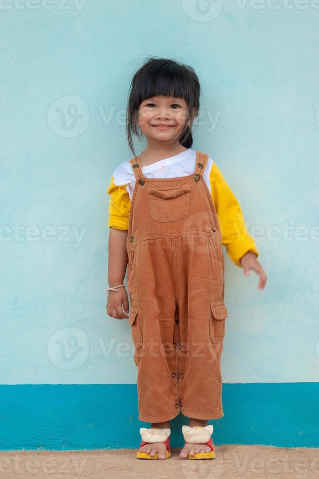 Little asian child. photo