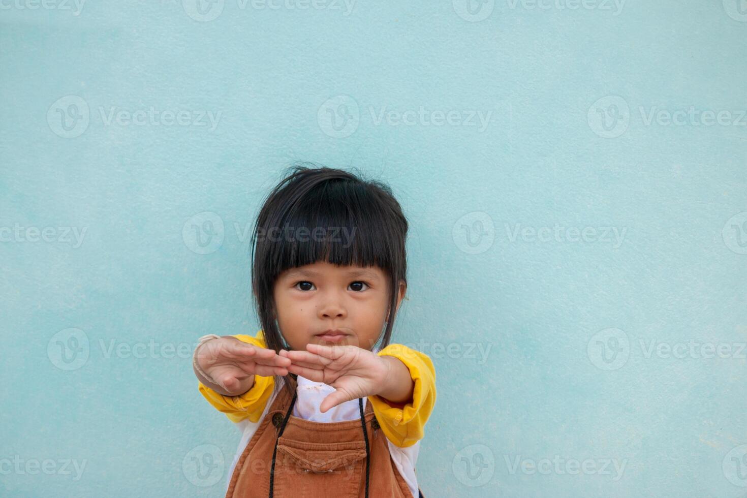 Little asian child. photo