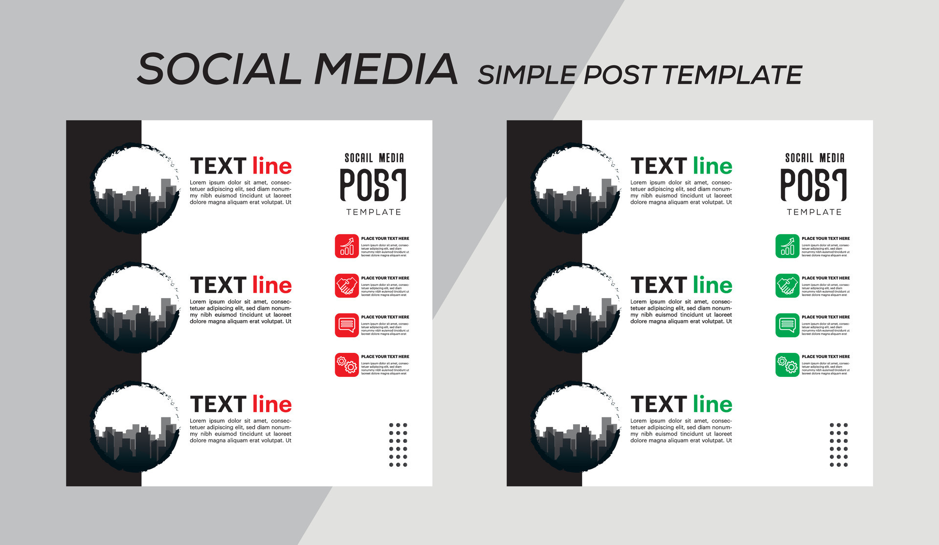 post template design illustration vector 42571827 Vector Art at Vecteezy