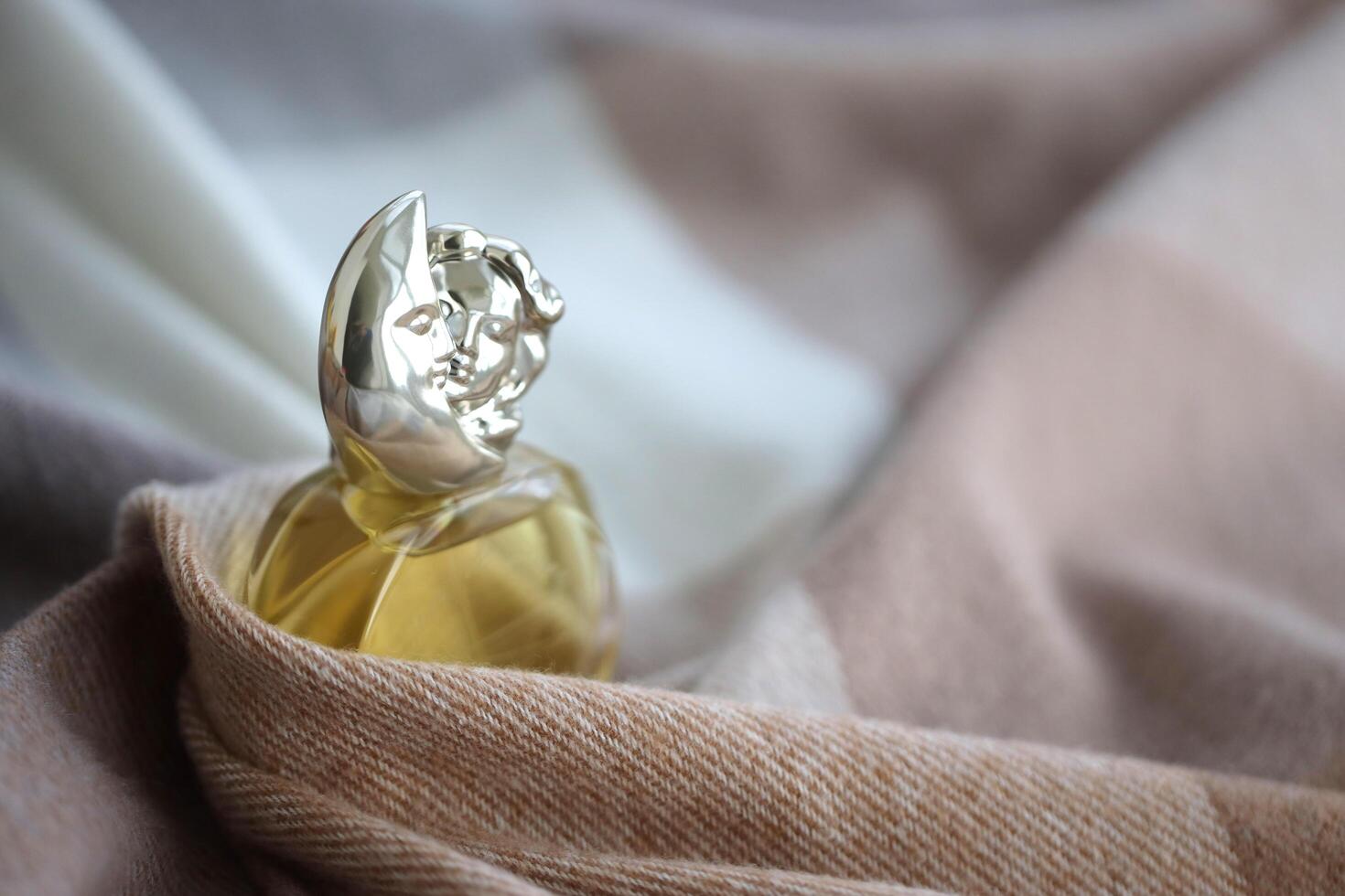 KYIV, UKRAINE - OCTOBER 31, Bottle of Soir de Lune by Sisley Paris, a French luxury cosmetic, skin care, hair care, and perfume company photo