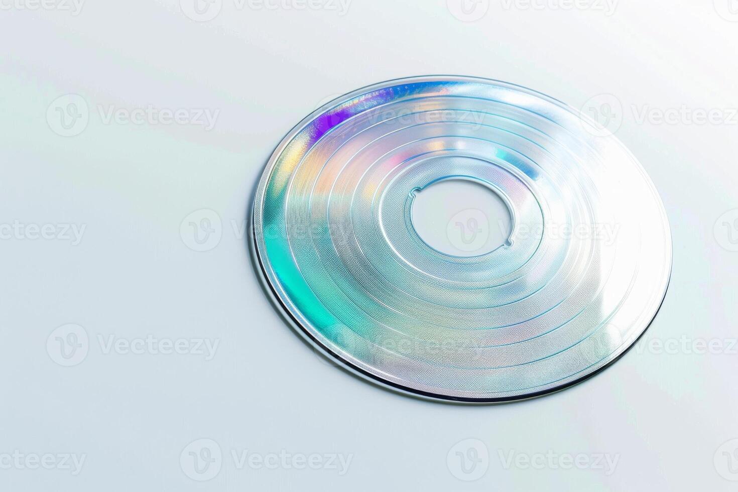 AI generated Disc Isolated on White Background photo