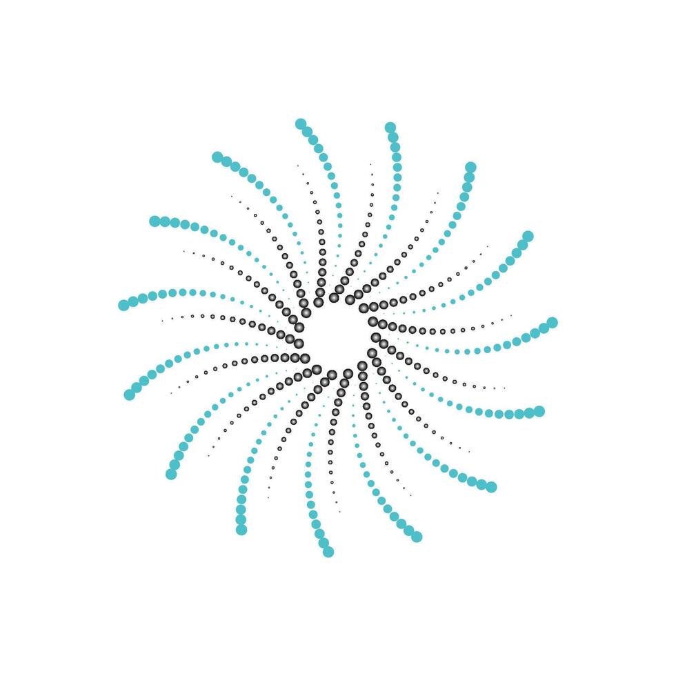 halftone circle dots. vector