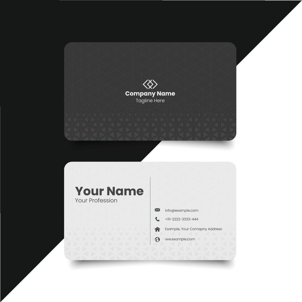 Simple Business Card Layout. creative modern name card and business card. Clean Design. corporate design template, Clean professional business template, visiting card. elegant vector