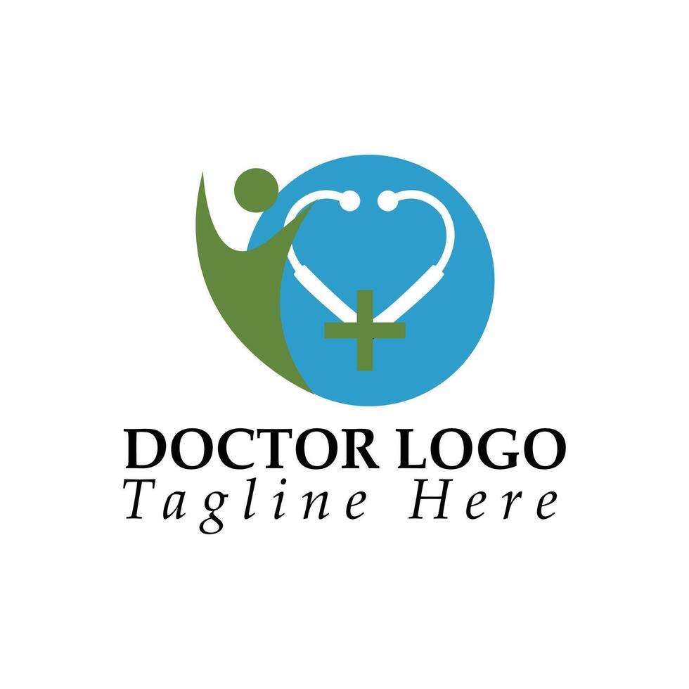 Doctor logo design vector