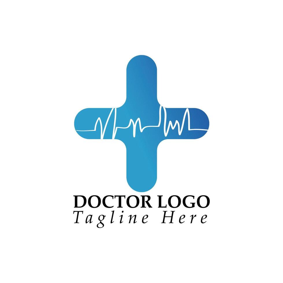 Doctor logo design vector