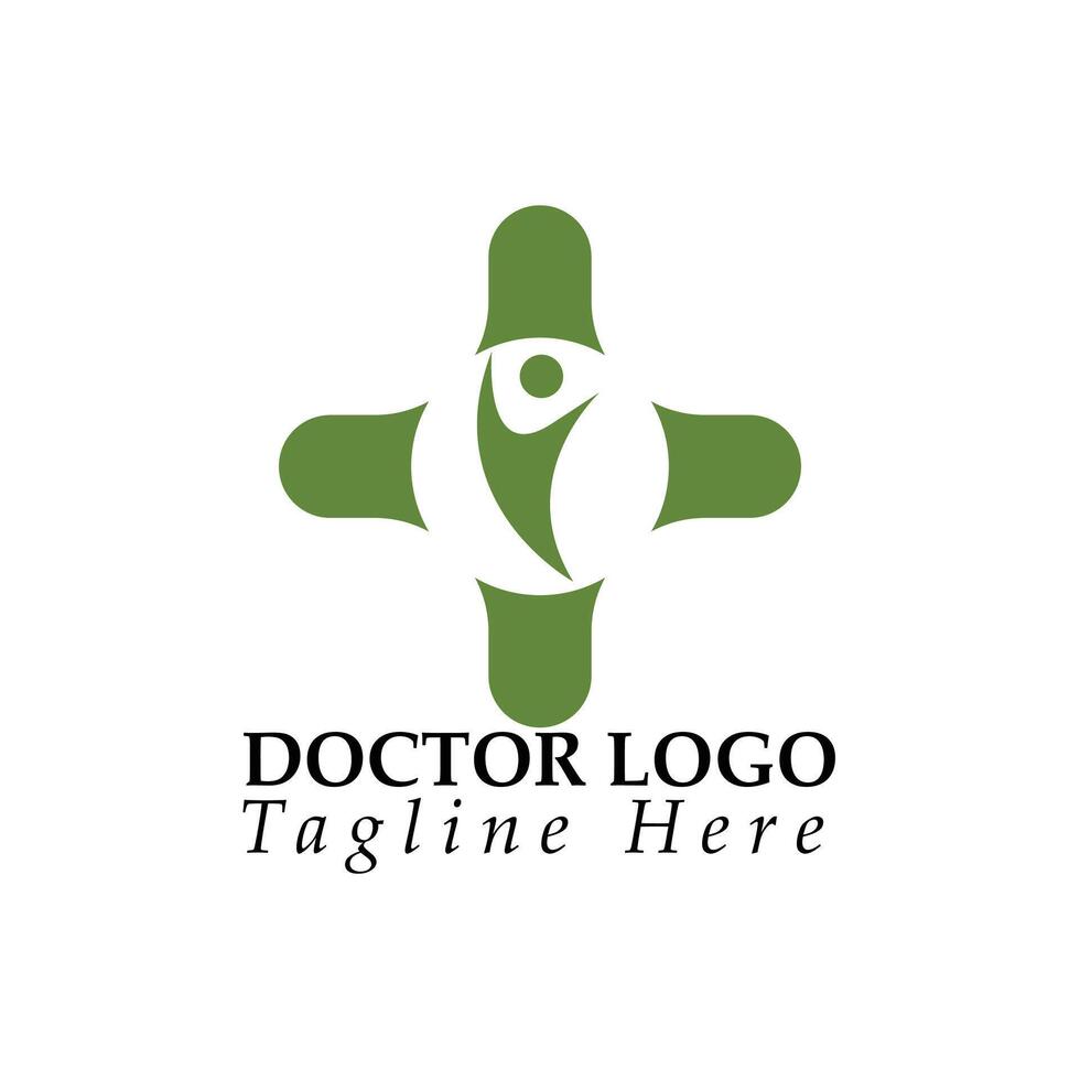 Doctor logo design vector