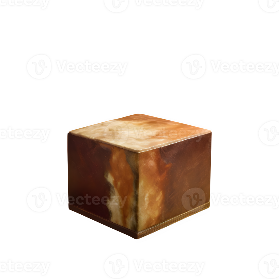 AI generated Onyx box stands alone isolated on transparent background png