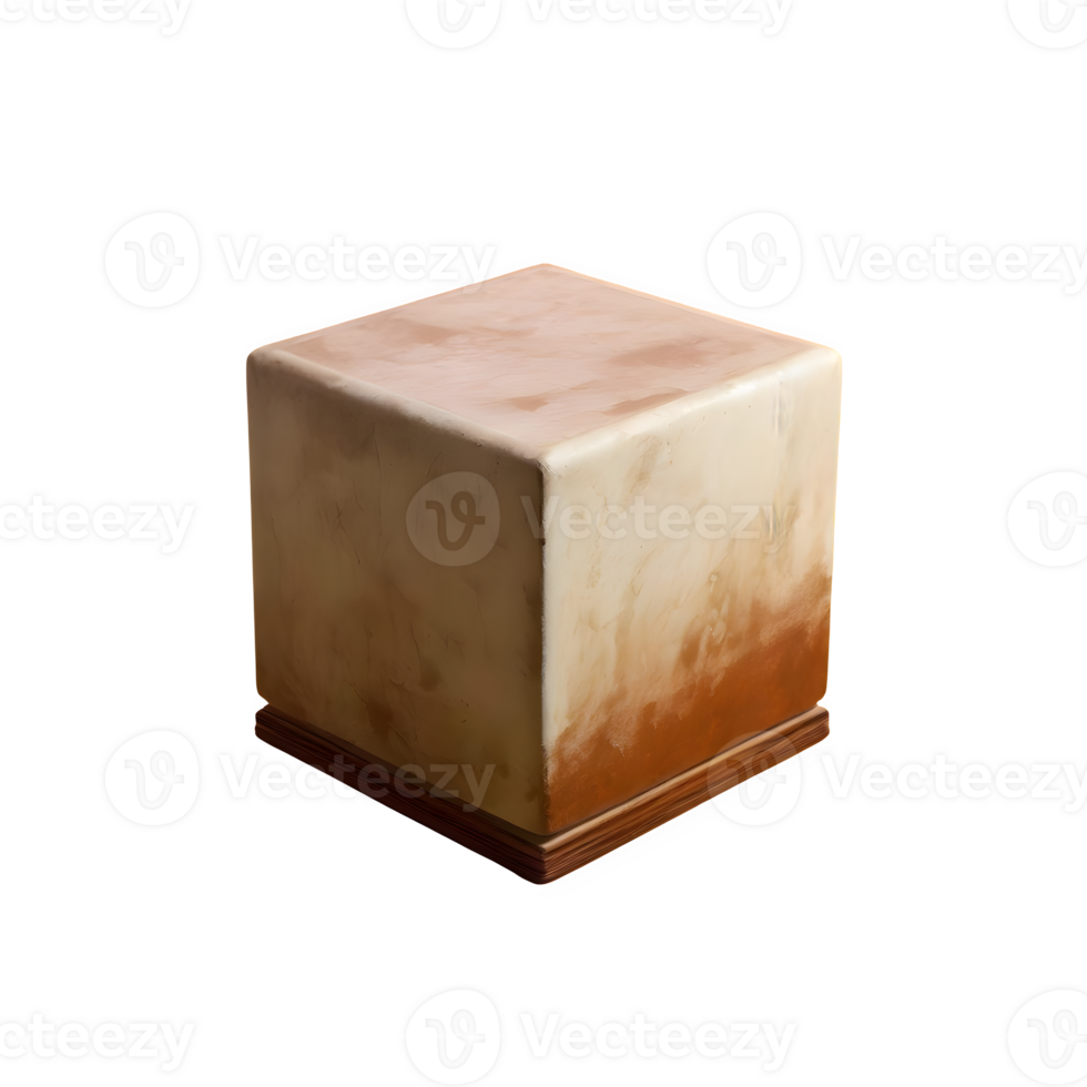AI generated Onyx box stands alone isolated on transparent background png