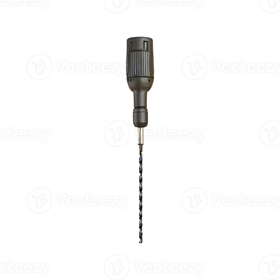 AI generated Drill isolated on transparent background png