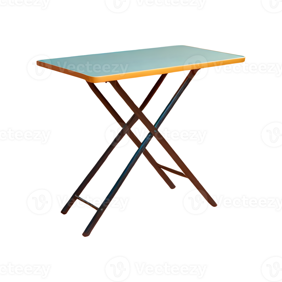 AI generated Folding table isolated on transparent background png