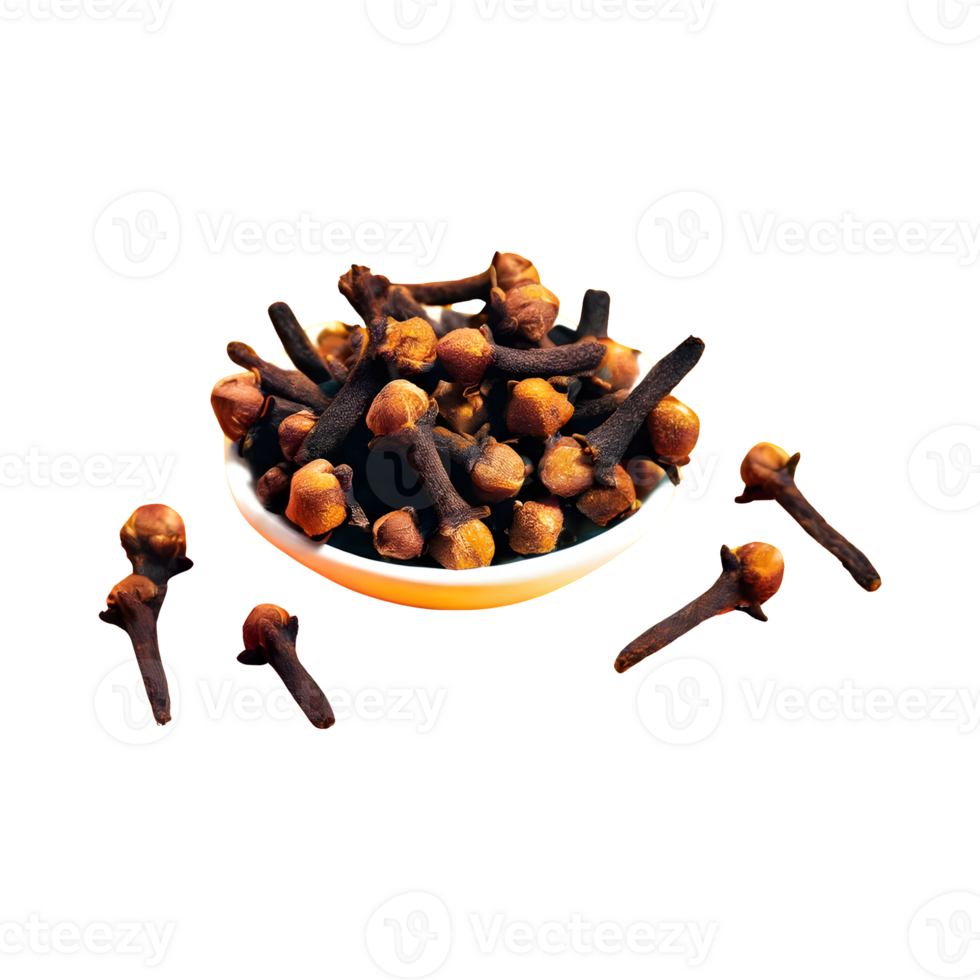 AI generated Cloves isolated on transparent background png