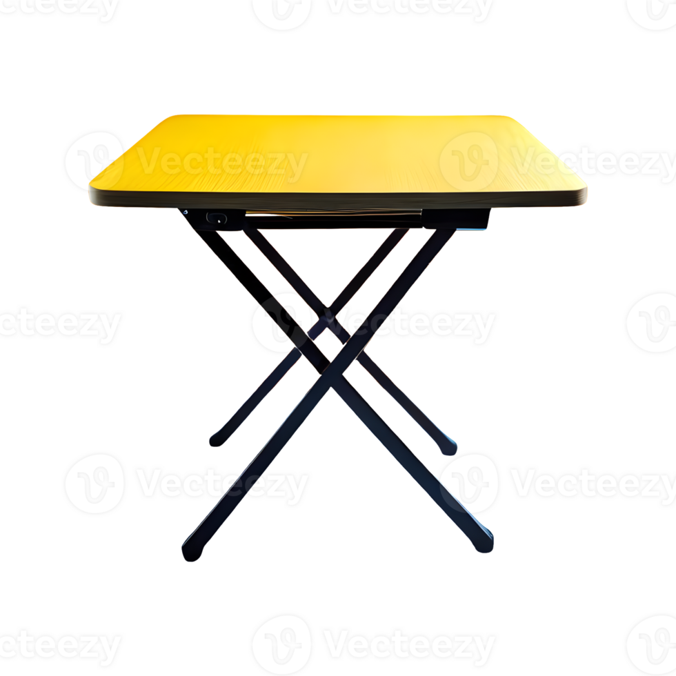 AI generated Folding table isolated on transparent background png