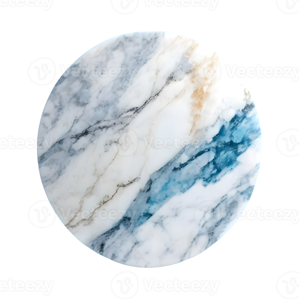 AI generated Marble isolated on transparent background png