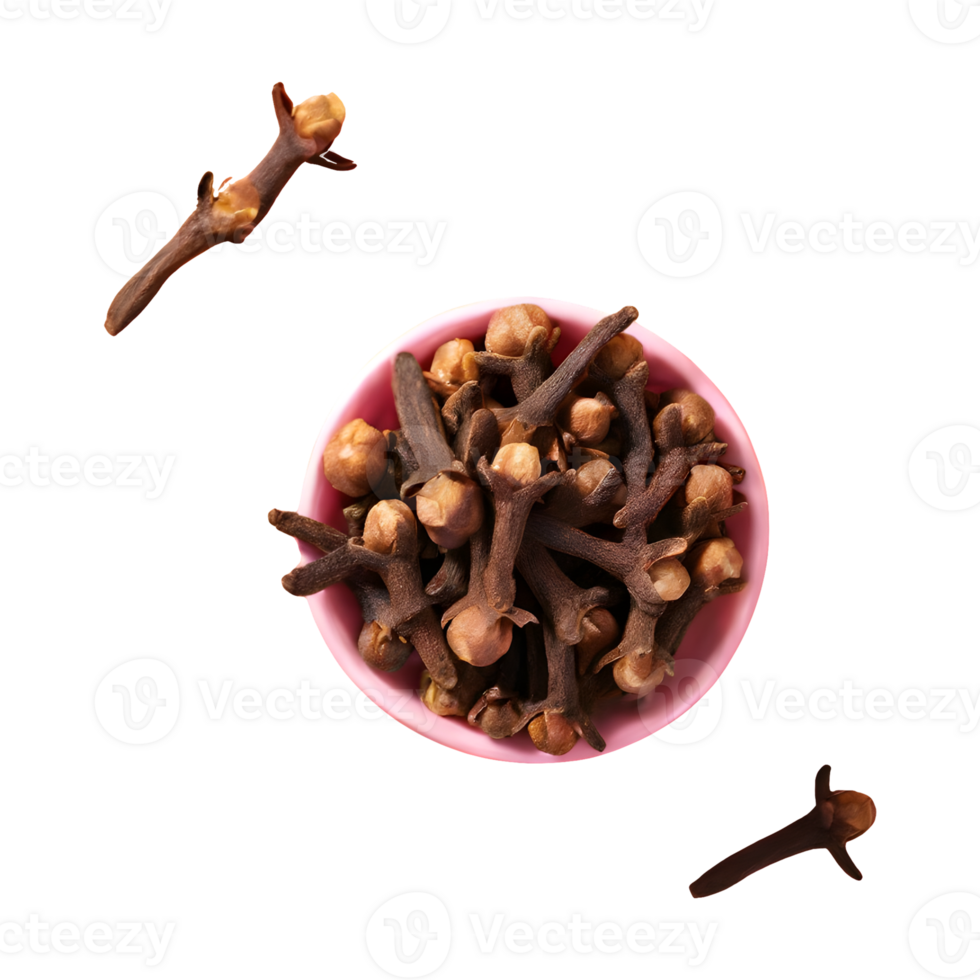 AI generated Cloves isolated on transparent background png