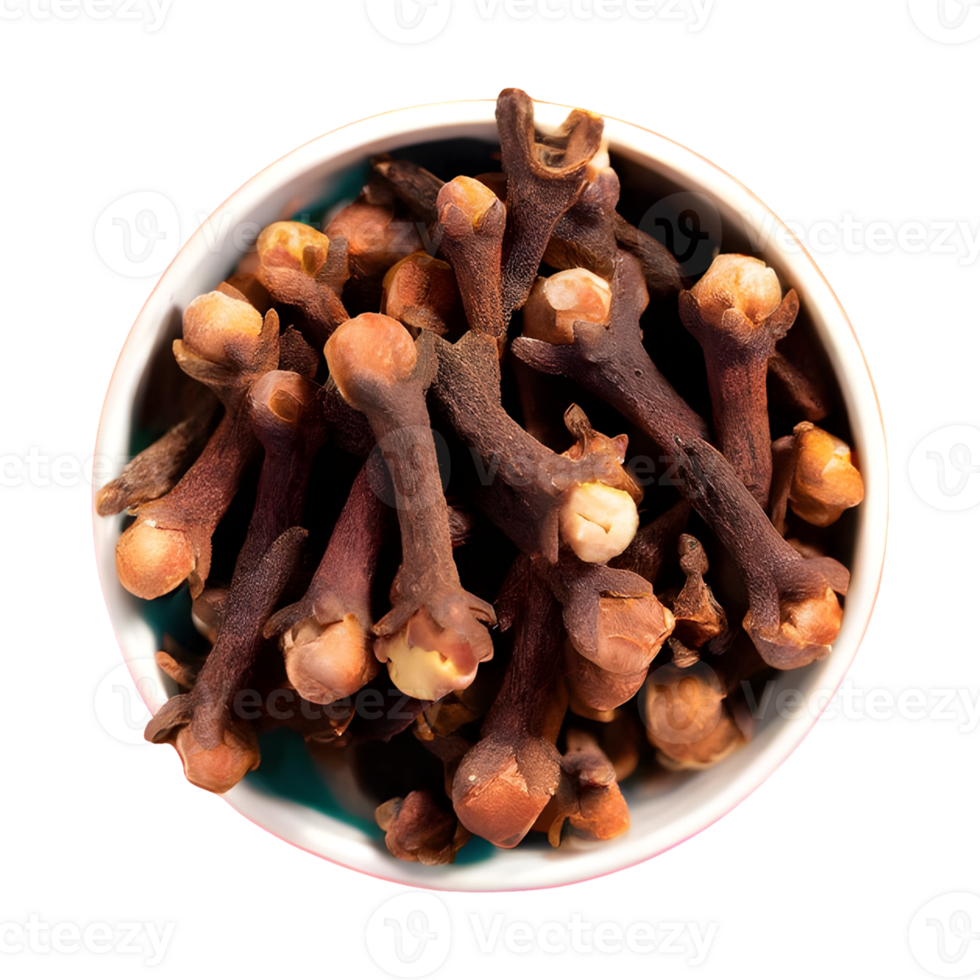 AI generated Cloves isolated on transparent background png