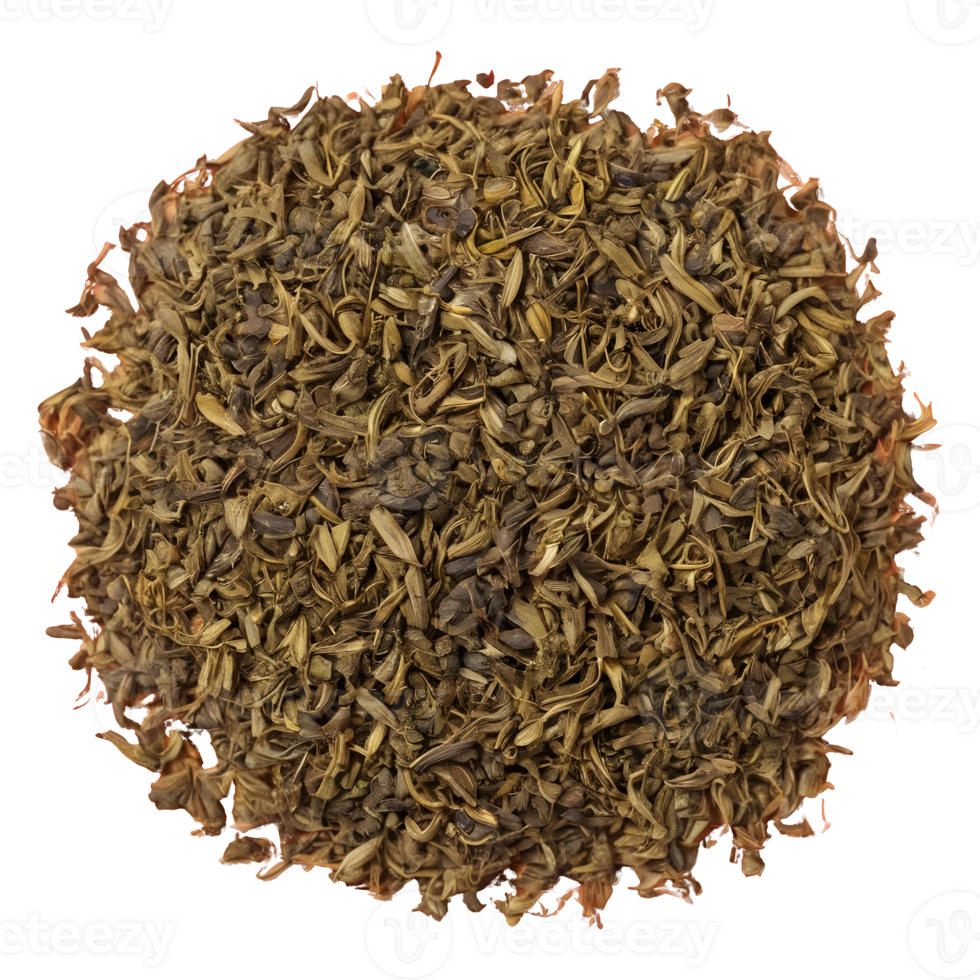 AI generated Top view of muira puama herbal tea on transparent background made from dry tea png