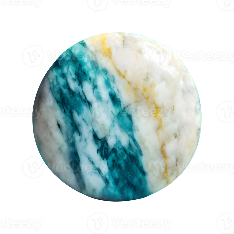 AI generated Marble isolated on transparent background png