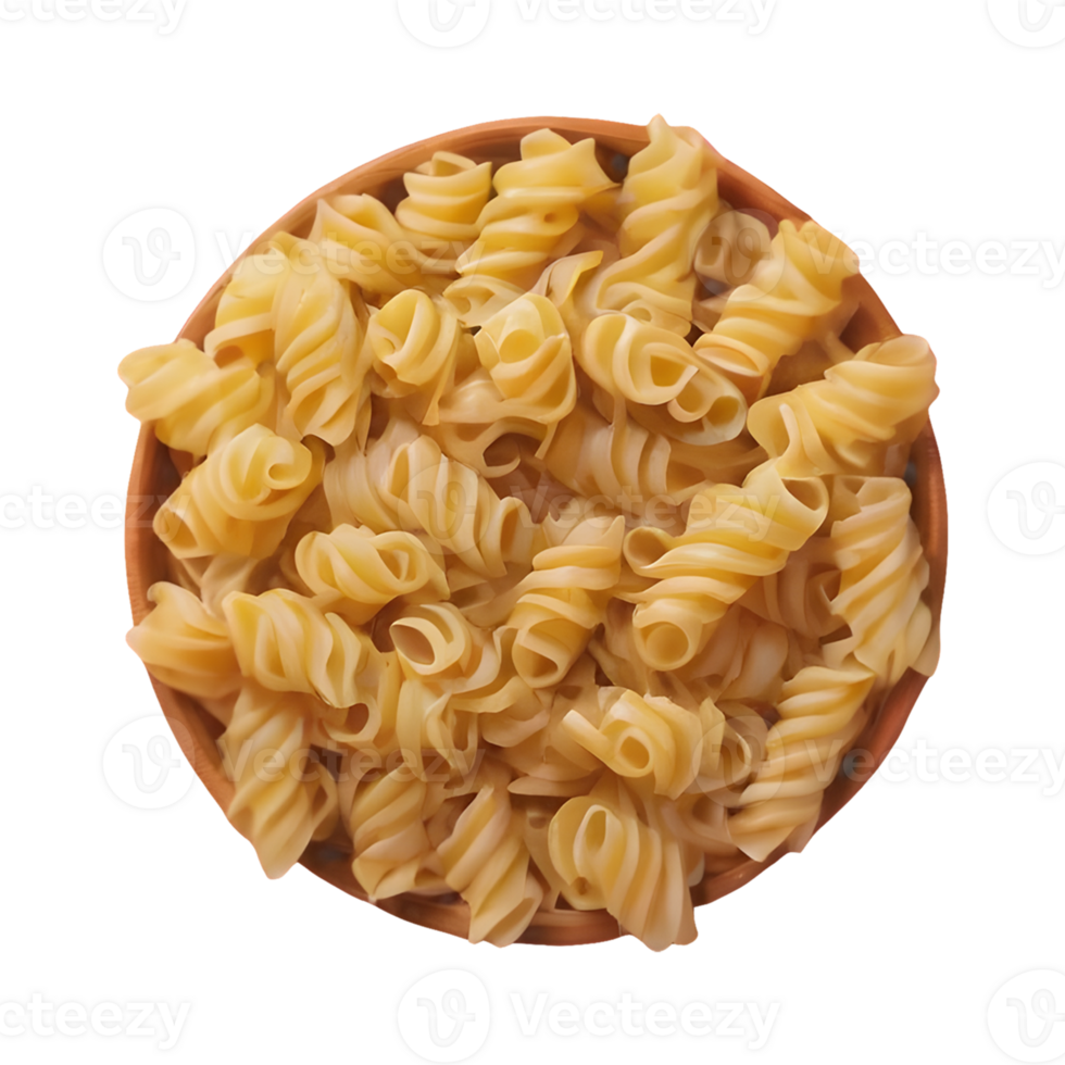 AI generated Transparent background with pasta nests isolated png