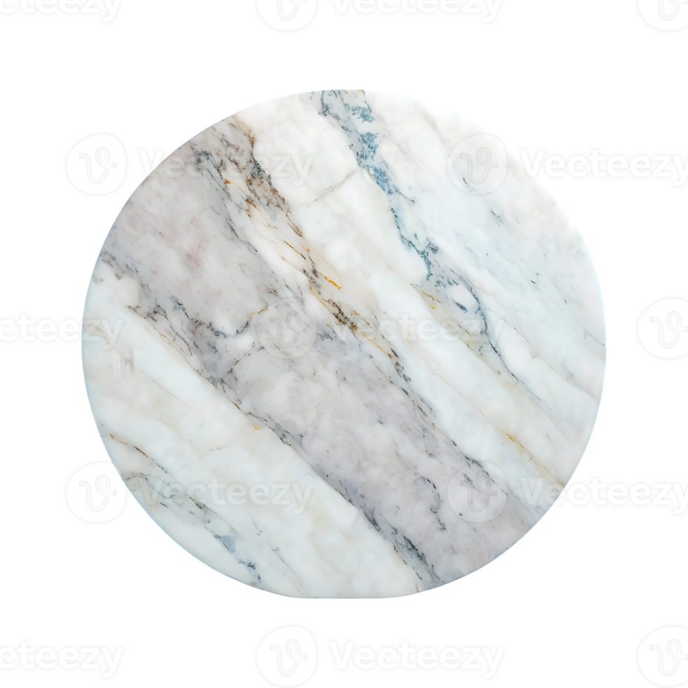 AI generated Marble isolated on transparent background png