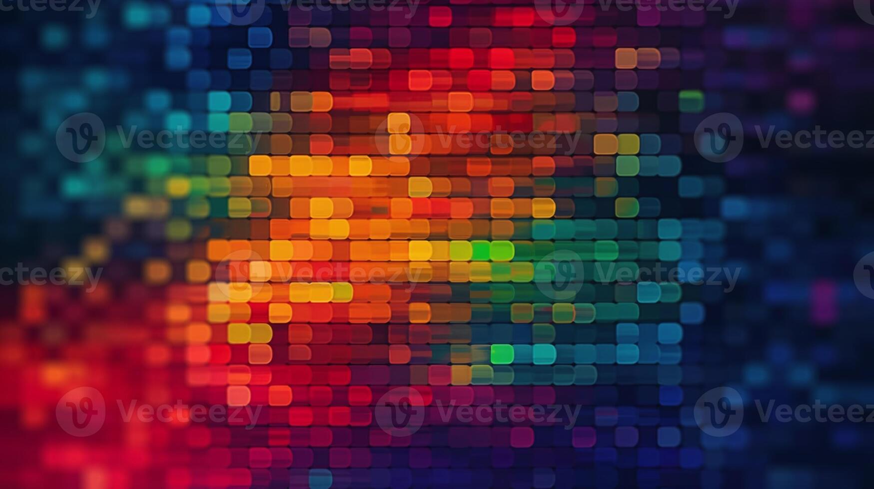 AI Generated Vivid modern colorful background with rainbow shapes. Generative AI photo