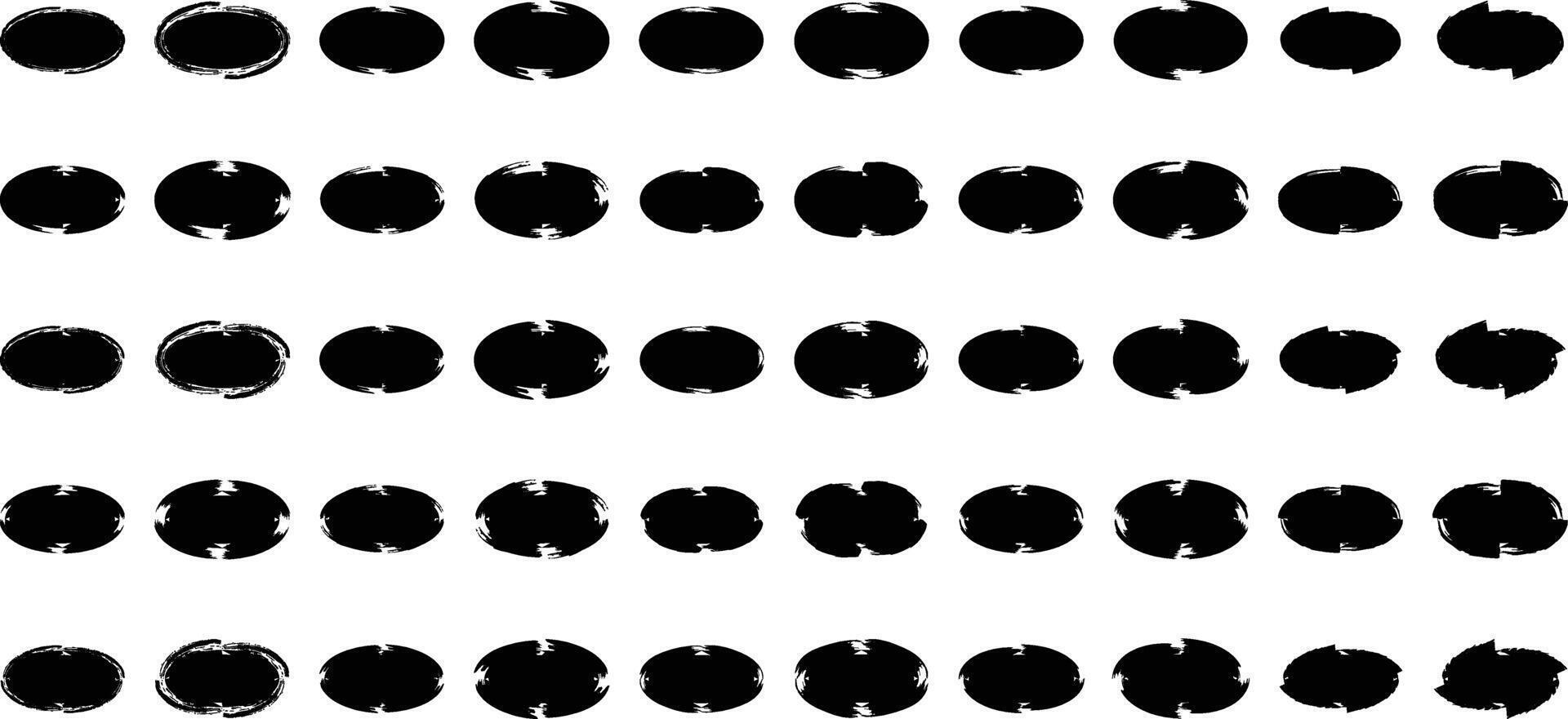 horizontal-oval-shape filled 50 10 vector