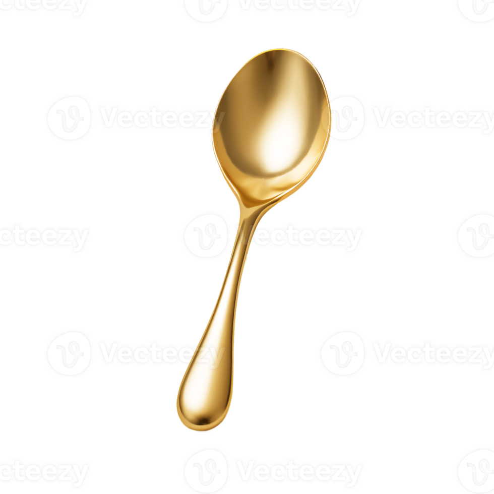 AI generated spoon with alpha chnnel png