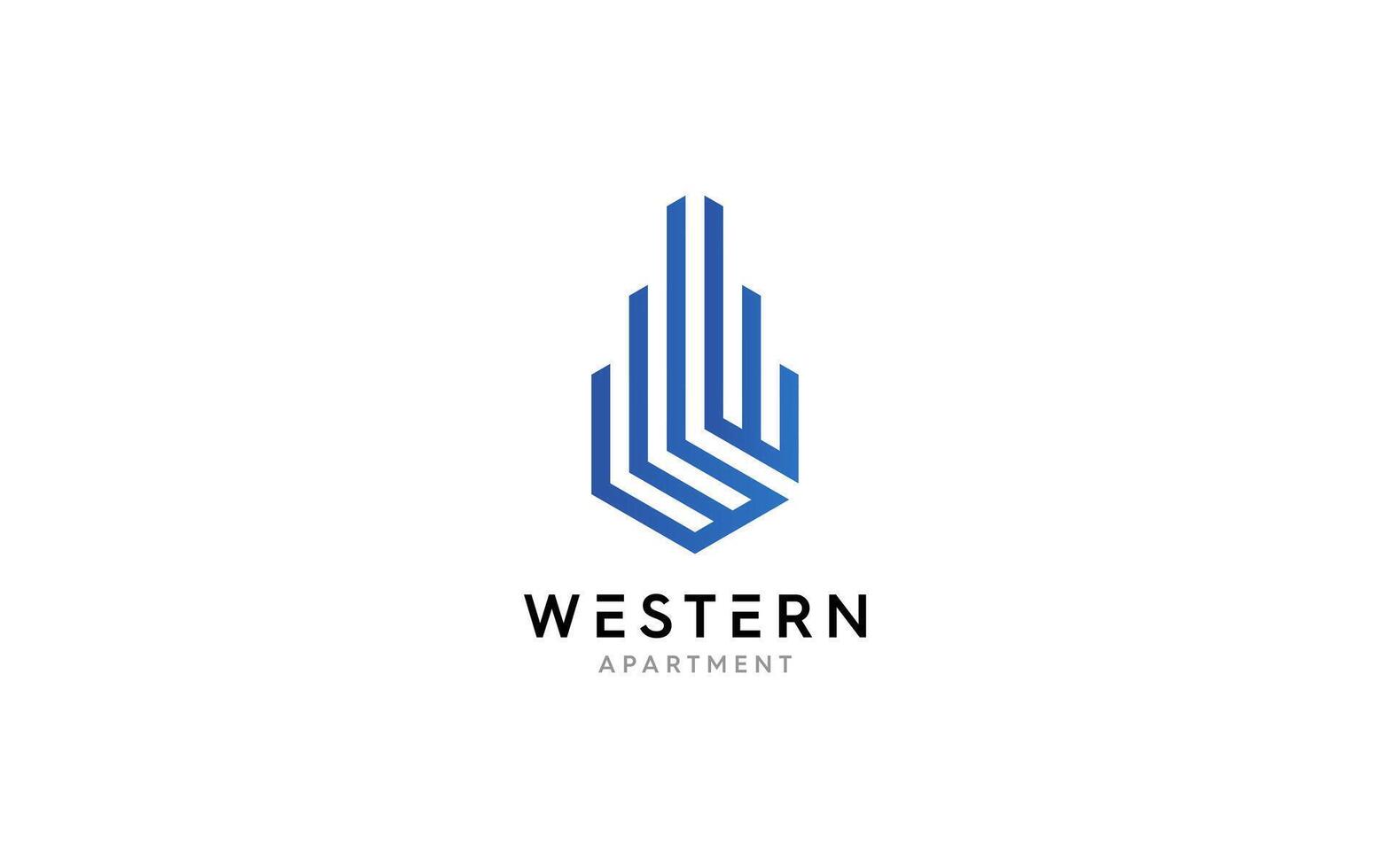 letra Departamento moderno logo vector