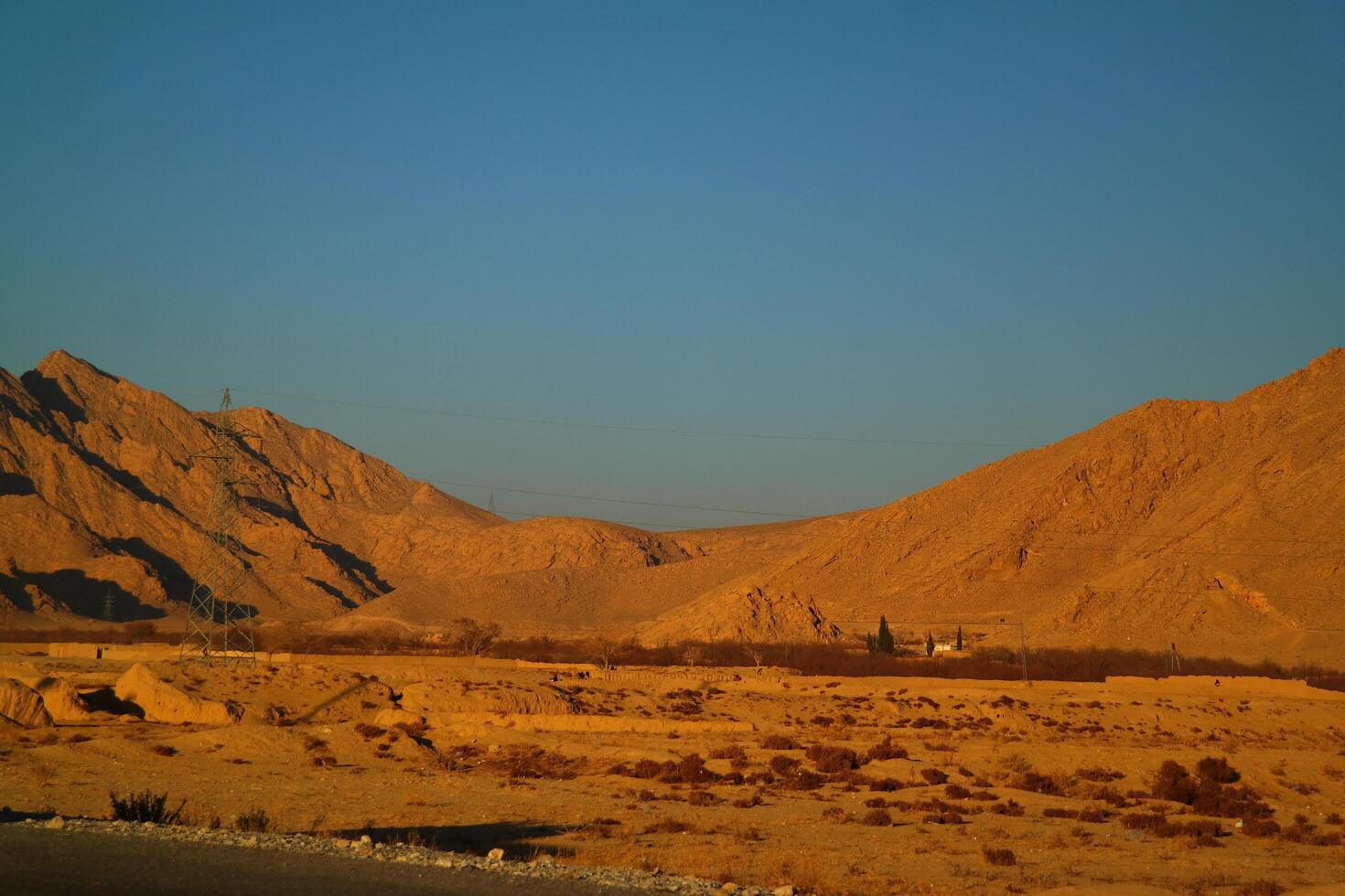 Volcanic mountains formation in the Balochistan on 2023-08-12 photo