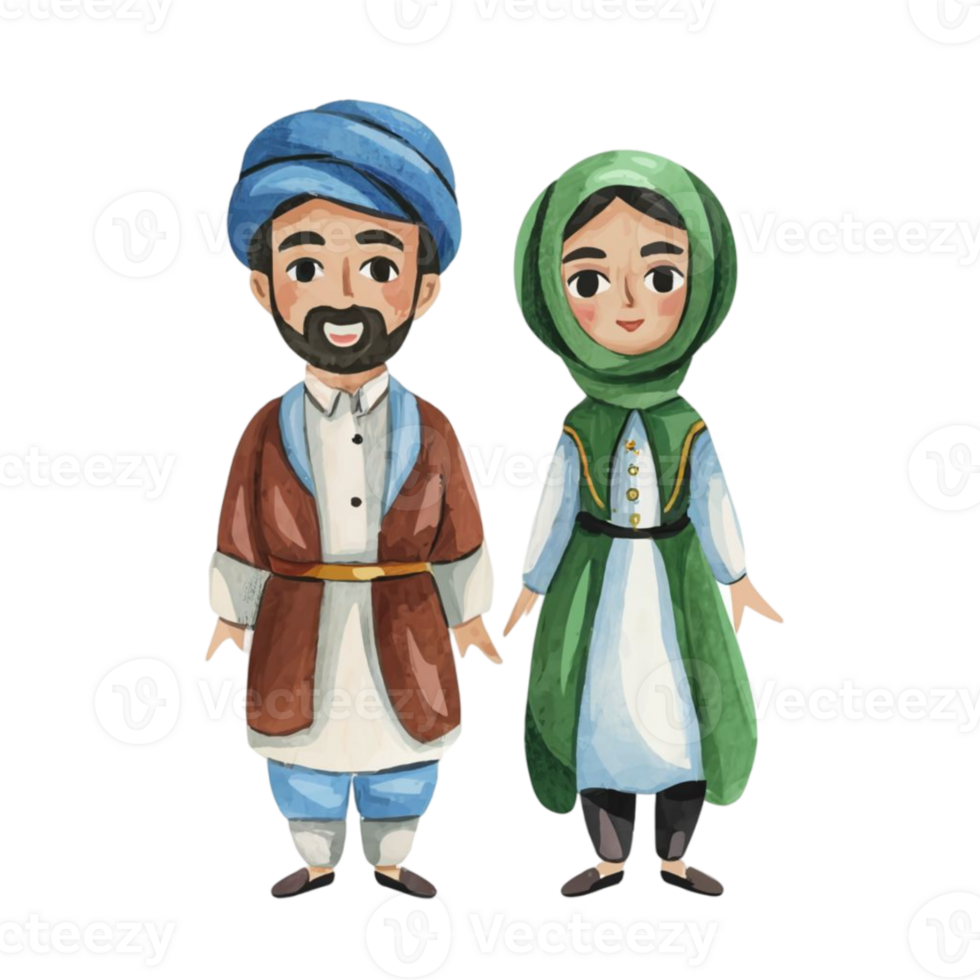 AI generated Iran national costume png