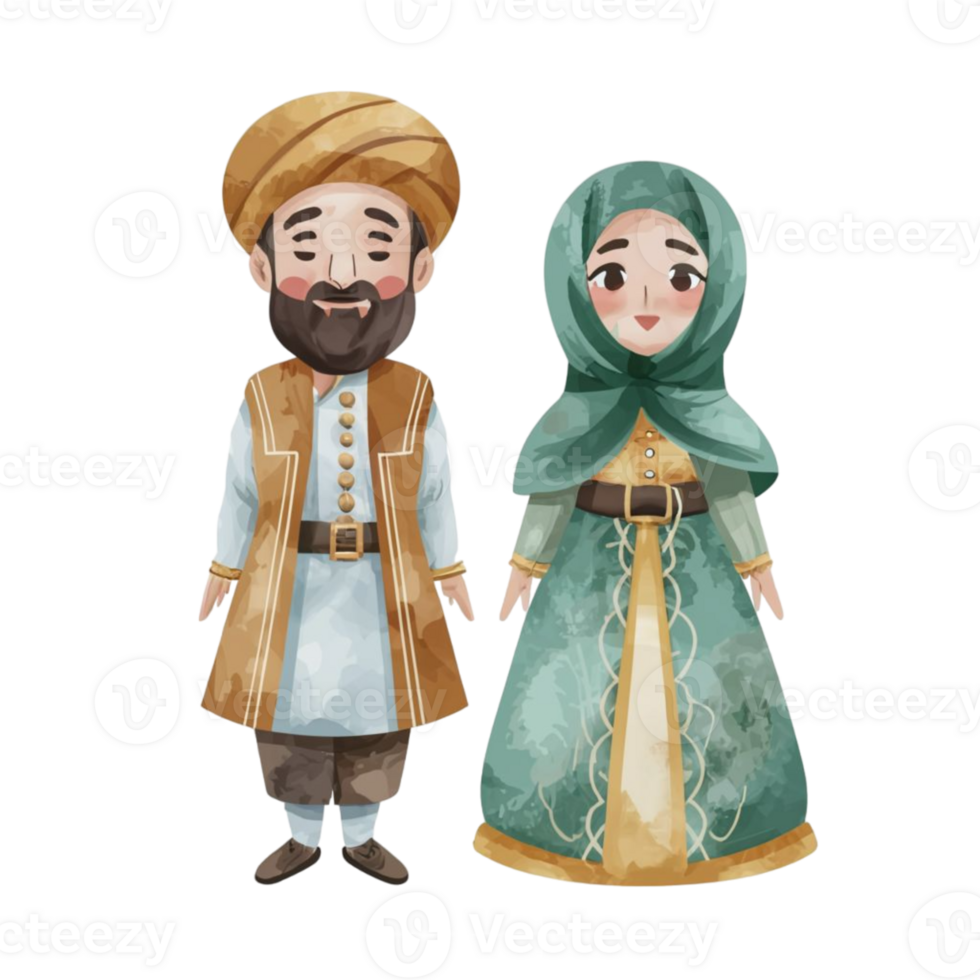 AI generated Iran national costume png