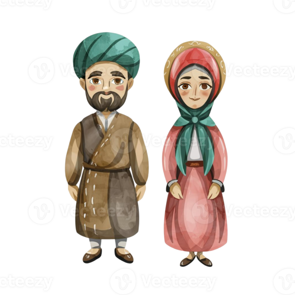 AI generated Iran national costume png