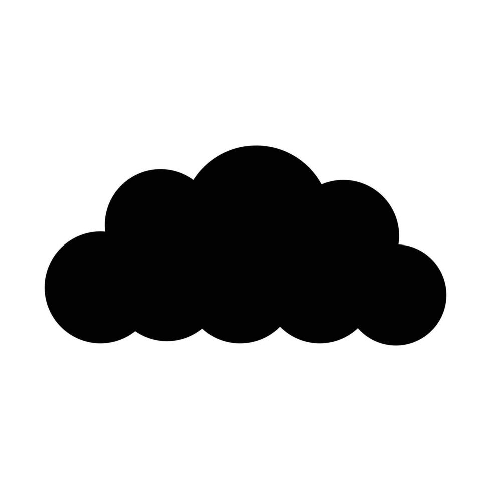 Cloud Icon Flat design cloudscapes. Flat shadows. Vector illustration. EPS 10