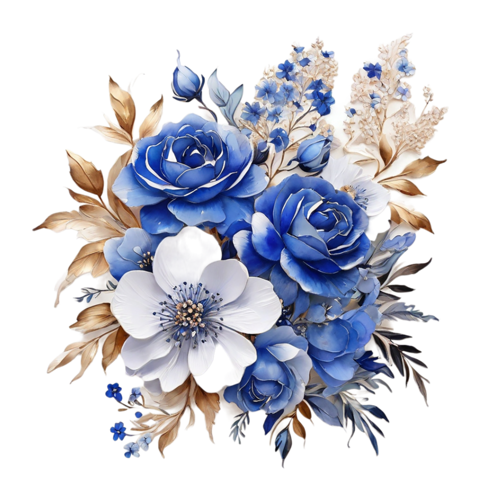 AI generated Abstract metallic flower design, Digital flower painting, Floral textile design, Flower Illustration,Embossed flower pattern, PNG flower images, Transparent decorative floral design