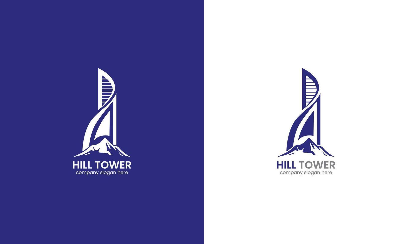 Lighthouse building tower minimalist modern logo vector design template-03