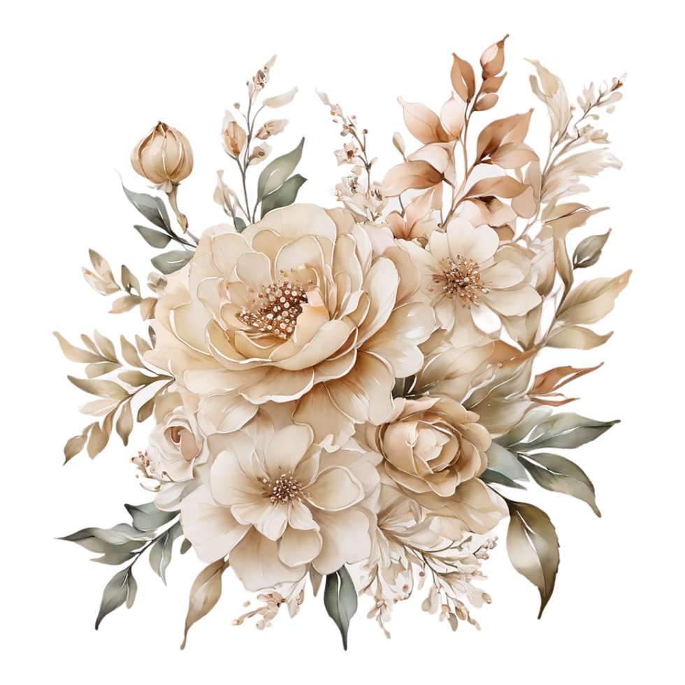 AI generated Abstract metallic flower design, Digital flower painting, Floral textile design, Flower Illustration,Embossed flower pattern, PNG flower images, Transparent decorative floral design