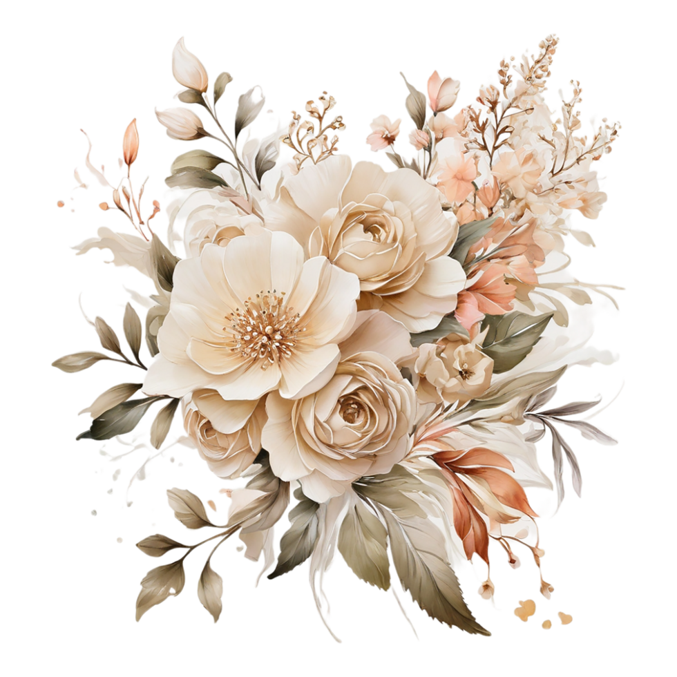 AI generated Abstract metallic flower design, Digital flower painting, Floral textile design, Flower Illustration,Embossed flower pattern, PNG flower images, Transparent decorative floral design