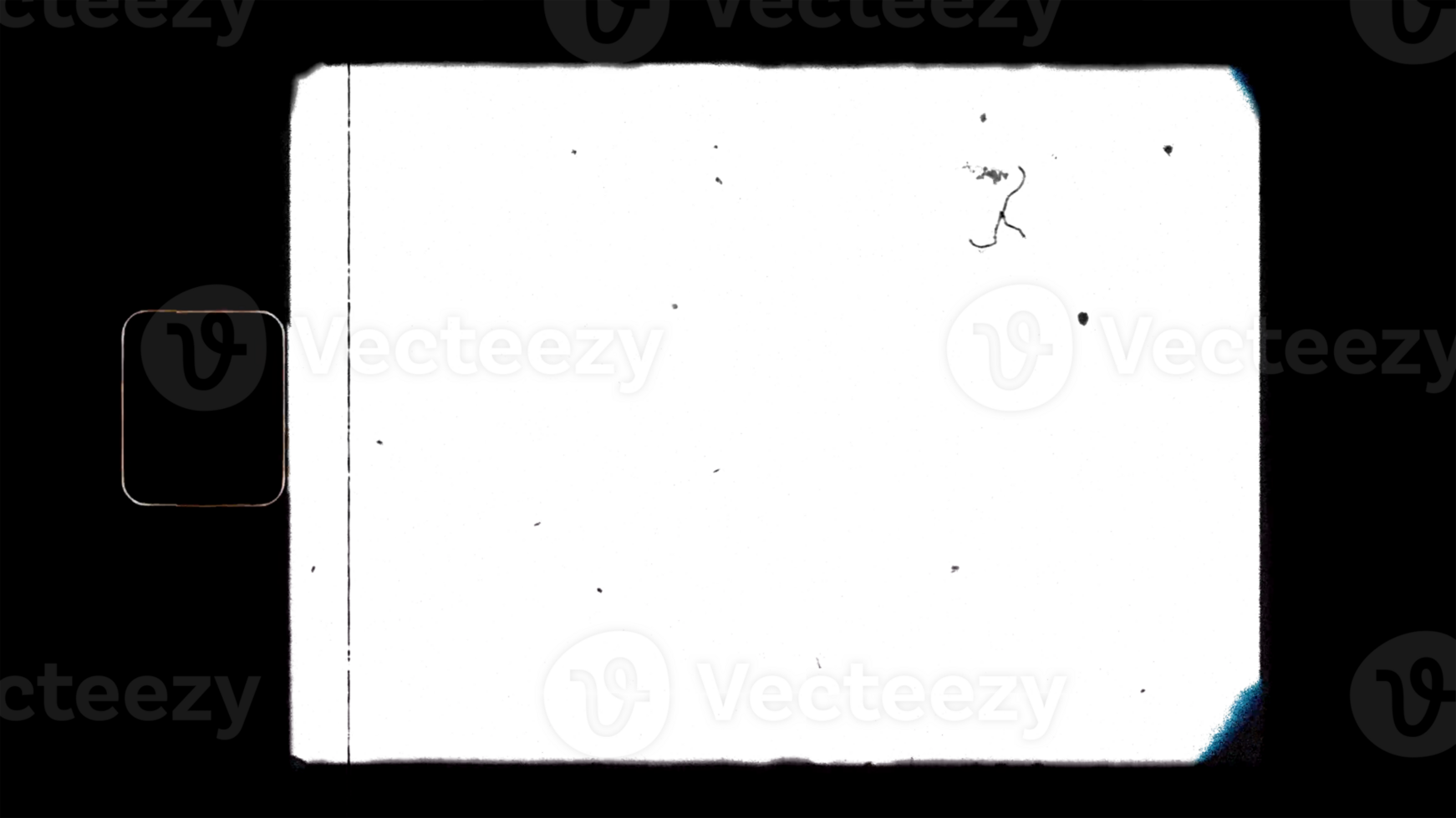 blank or empty super 8 film filmgrain dust and scratches. Opacity or screen mode usage for overlay png