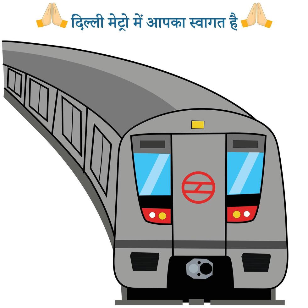 Delhi metro vector