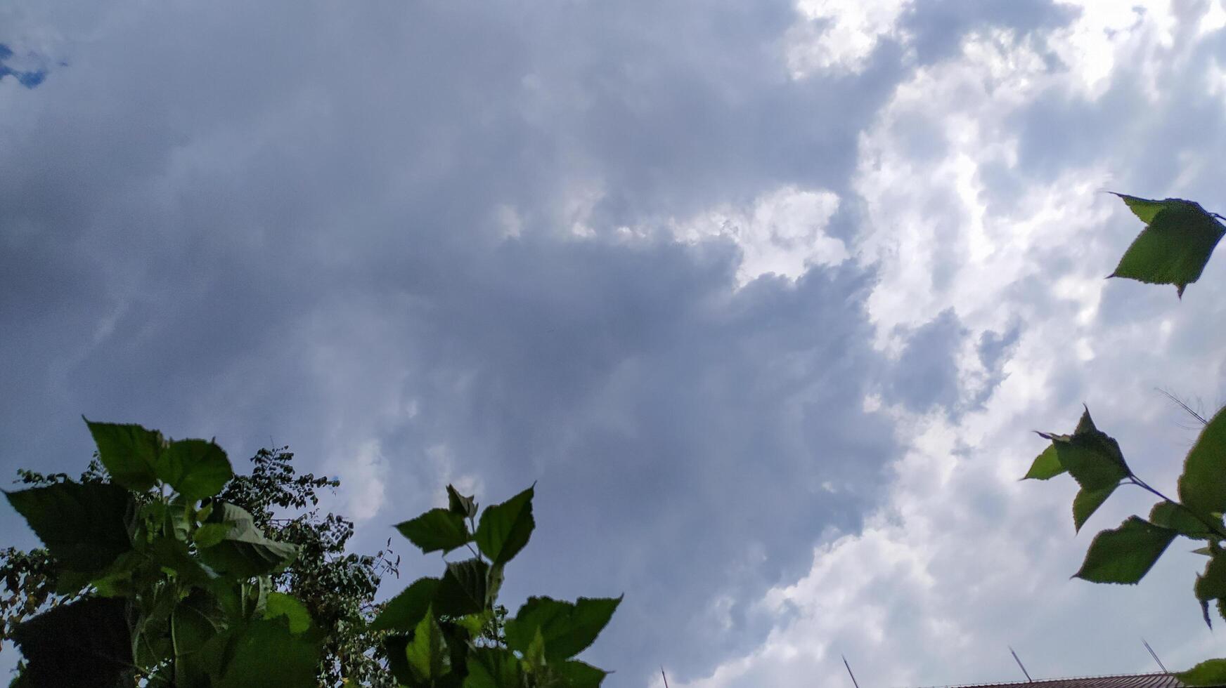 clouds over the city photo