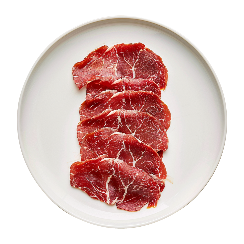 AI generated Maresca festive meat cold cuts isolated on transparent background png